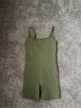Aritzia Olive Green Romper